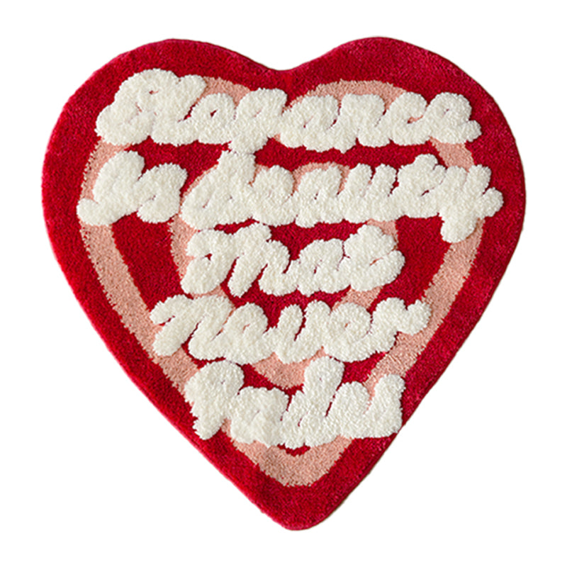 Heart-shaped Rug Perfect for Adding Love to Your Home,Super Soft Rug