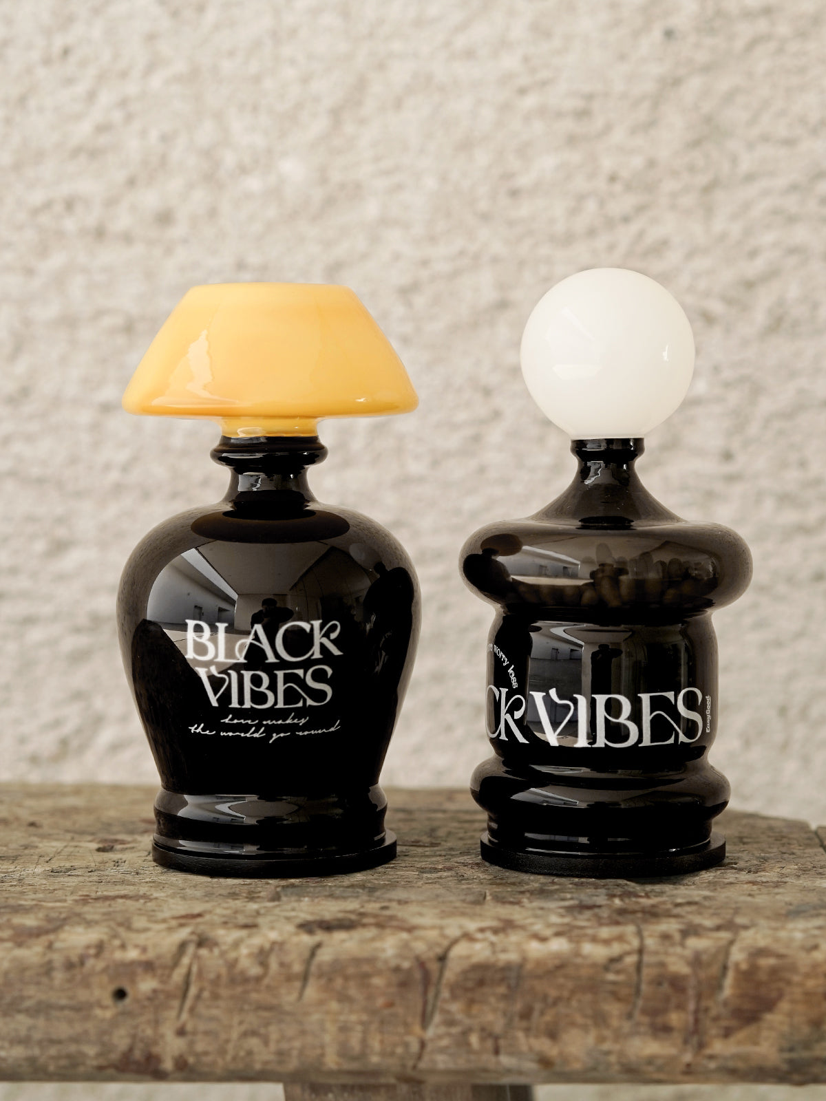 Glass Cotton Swab and Toothpick Holder,Bathroom Vanity Canisters Jars for Countertop Storage and Organization