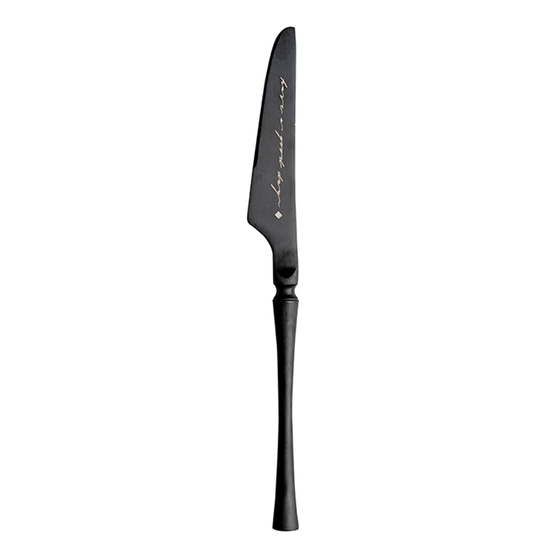 Unique & Beautiful Flatware Set Black Utensils Service For 5 with Dessert Fork,Dessert Spoon, Knife, Spoon, Dinner Fork,Stainless Steel Flatware, 5 Piece Place Setting