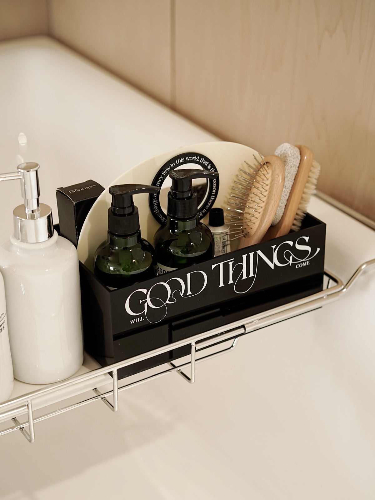 Acrylic Multi-Purpose Organizer Box with Handle for Bathroom, Coffee Corner, Desk, and Home Decor,Modern Style Storage Box