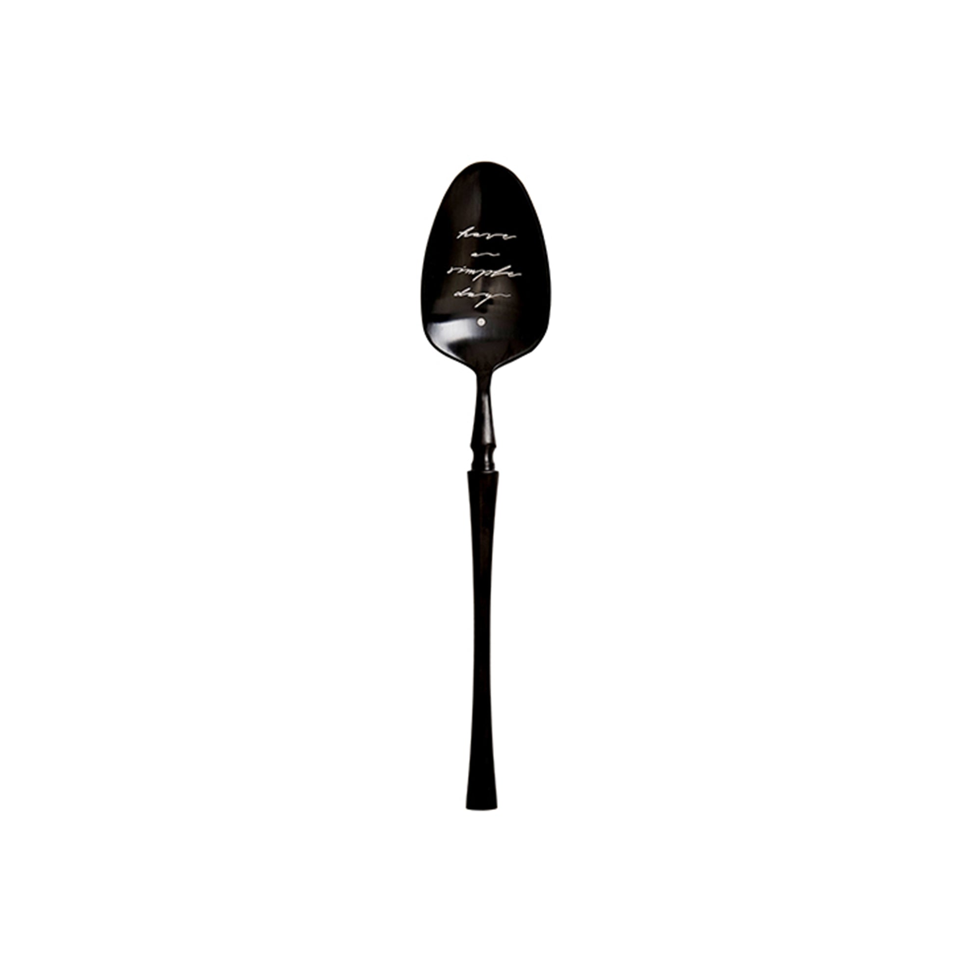 Unique & Beautiful Flatware Set Black Utensils Service For 5 with Dessert Fork,Dessert Spoon, Knife, Spoon, Dinner Fork,Stainless Steel Flatware, 5 Piece Place Setting