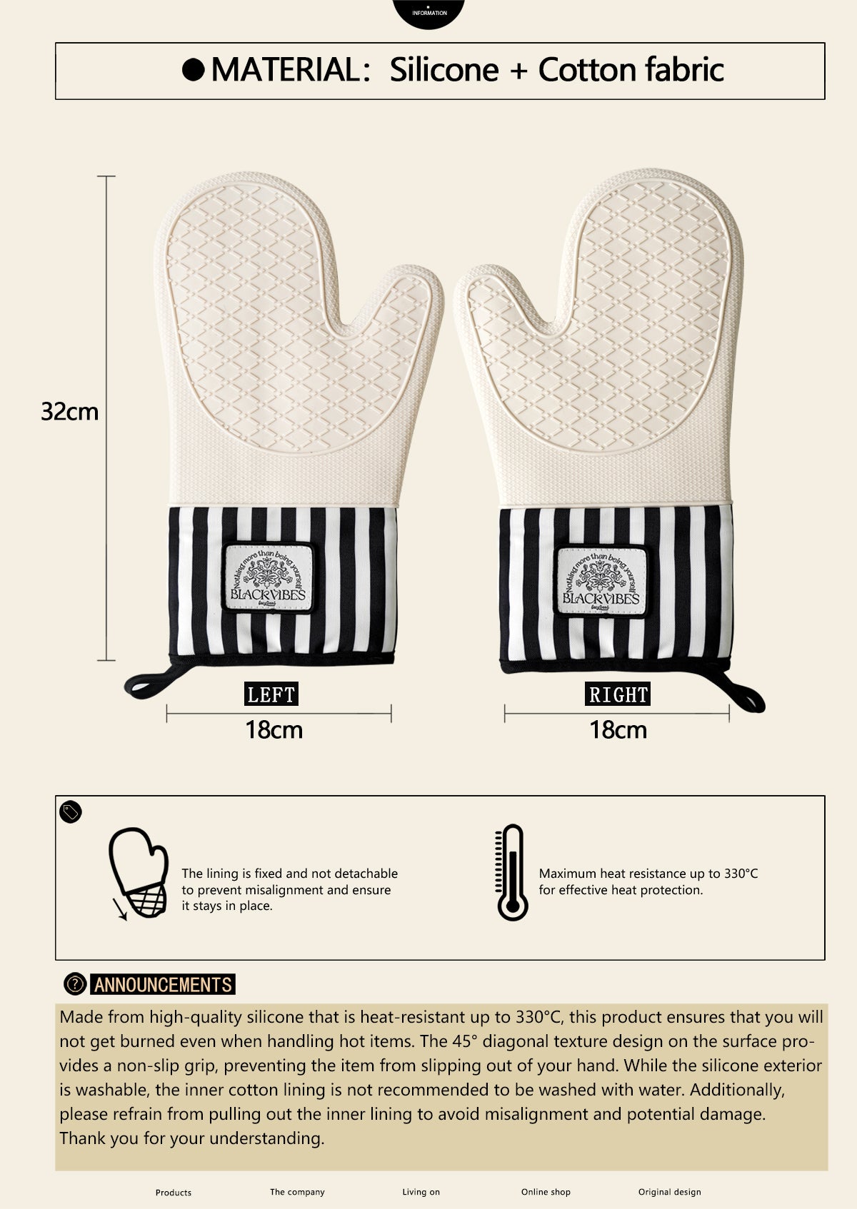 Kitchen Baking Silicone Gloves, Heat-Resistant High-Temperature Oven Gloves, Thickened Microwave-Specific Gloves