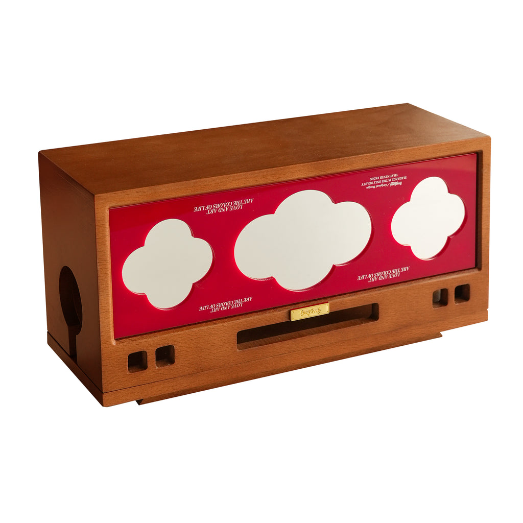 Wooden Cable Organizer Box & Power Strip Hider