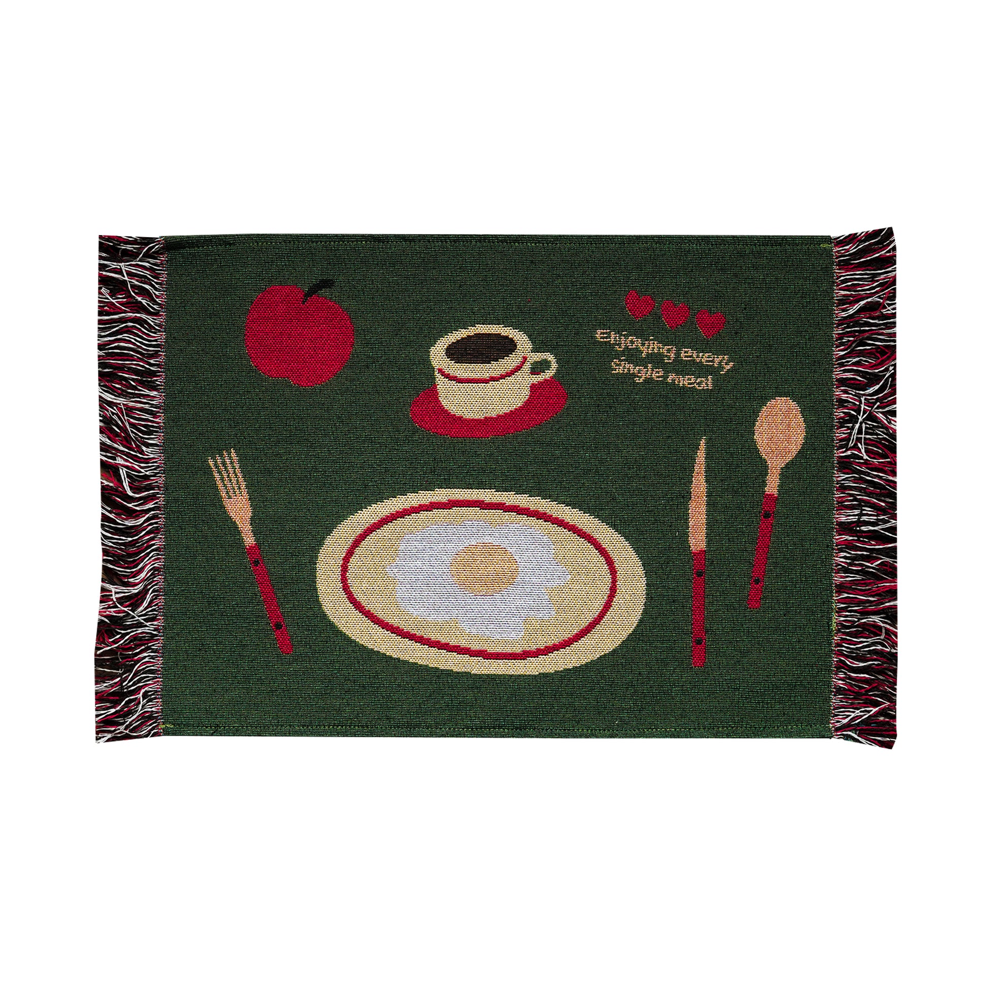 Multi-Functional Tassel Mat，Decorative Placemat ，Tea Tray Coaster