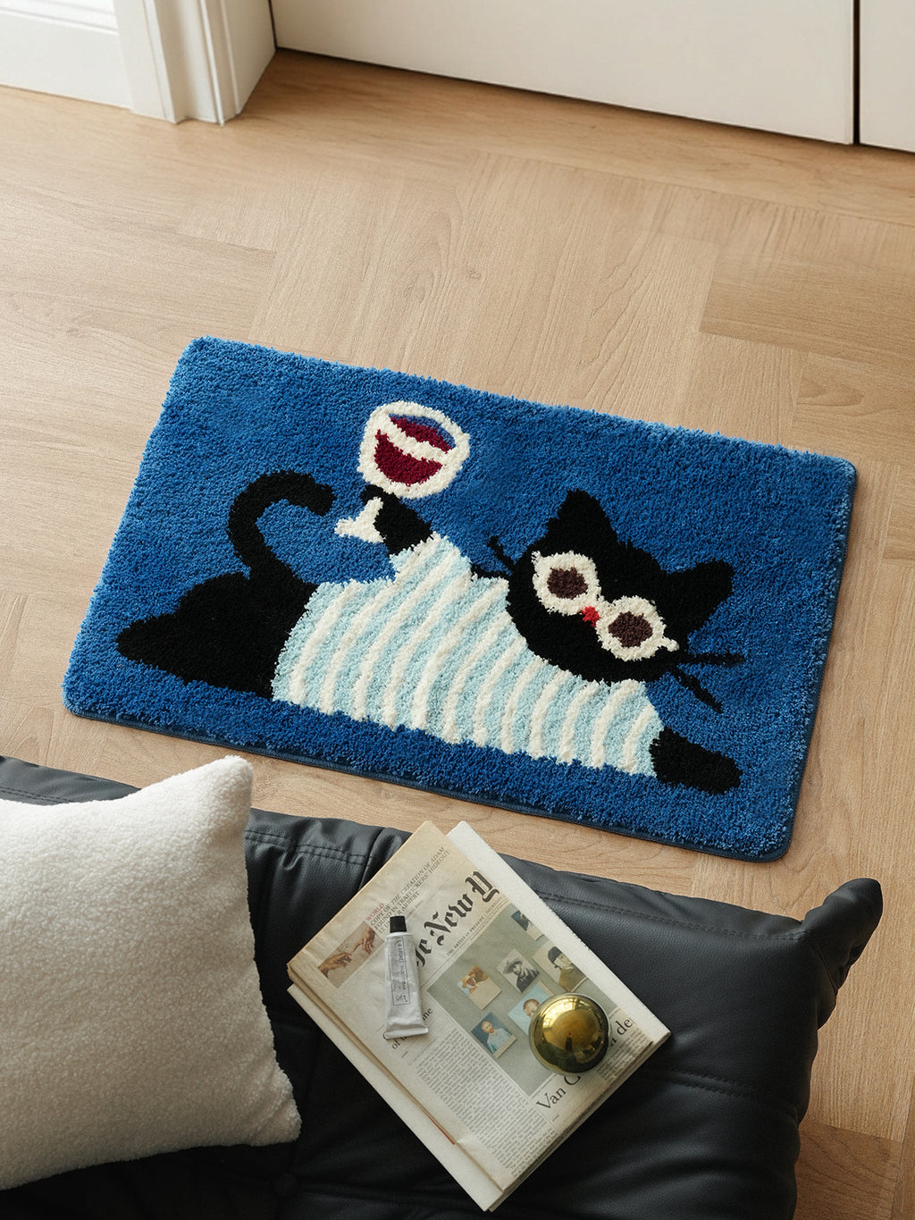 Adorable Cat Pattern Home Carpet, A Great Home Decor Item