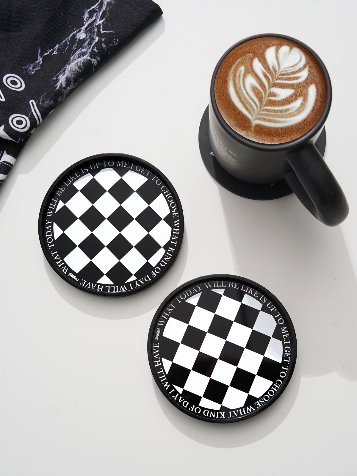 Acrylic Coaster Decorative Plates, regular Bar Drink Coaster,  Coffee Cup Coaster, Perfect for Tabletop Protection and Accessories Display, home decor