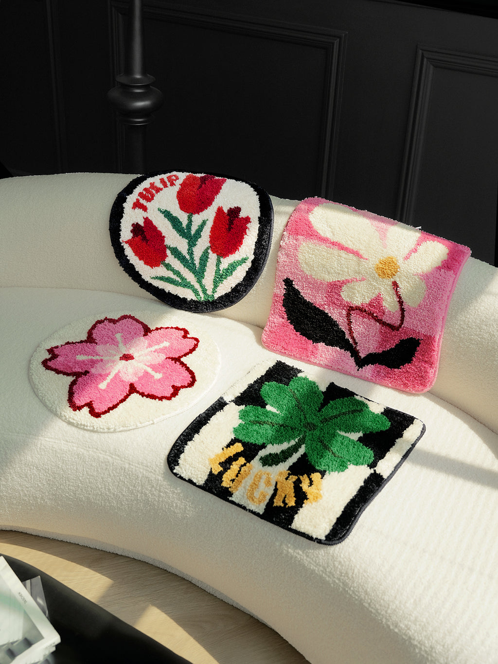 Living Room Seat Cushion,Flower Pattern Chair cushions,Creative Office Seat Pad, Sofa Decorative, Bedroom Butt Cushion,Car Cushion