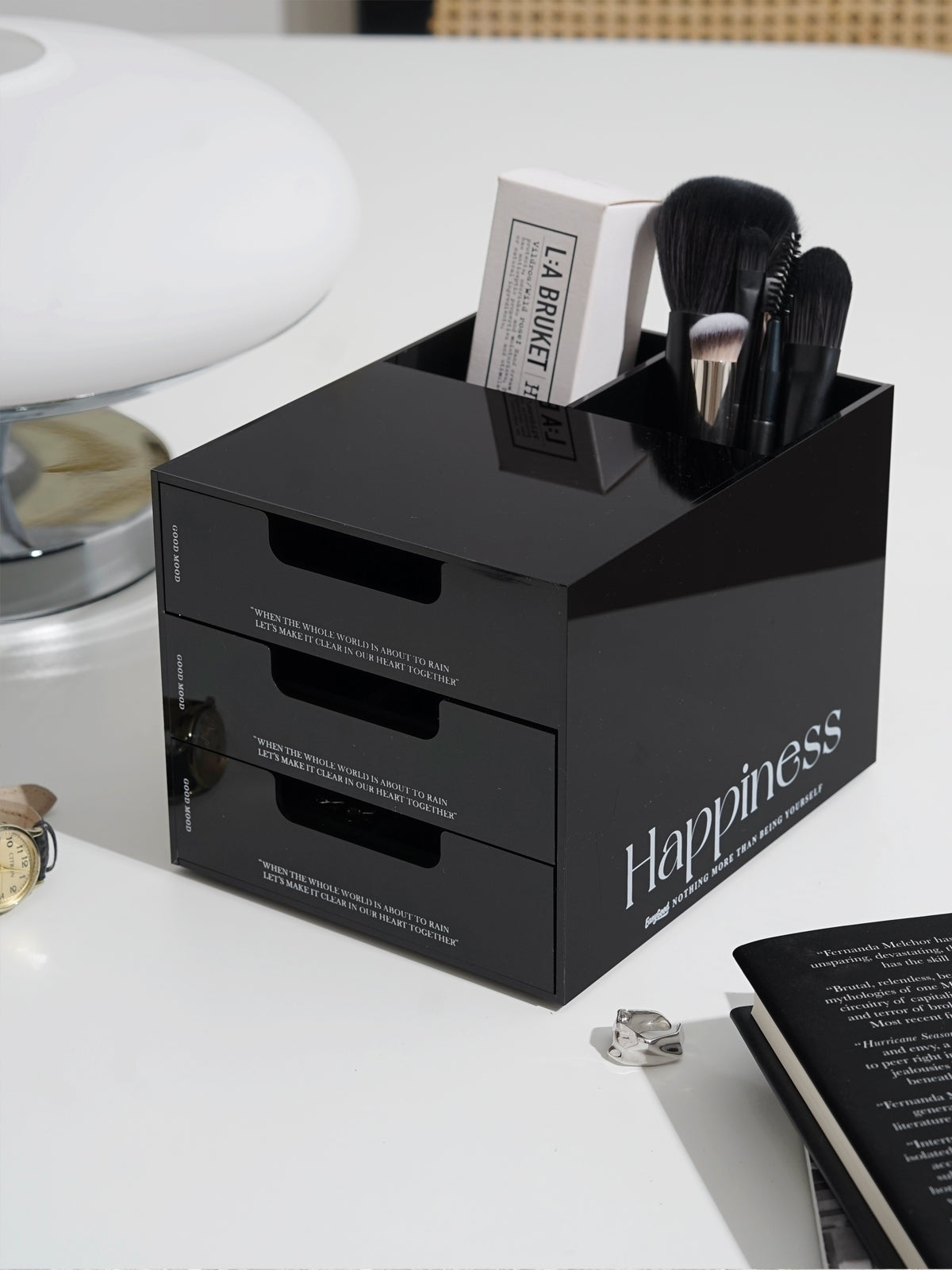 Modern Acrylic Storage Box for Jewelry, Living Room Remotes, and Home Decor