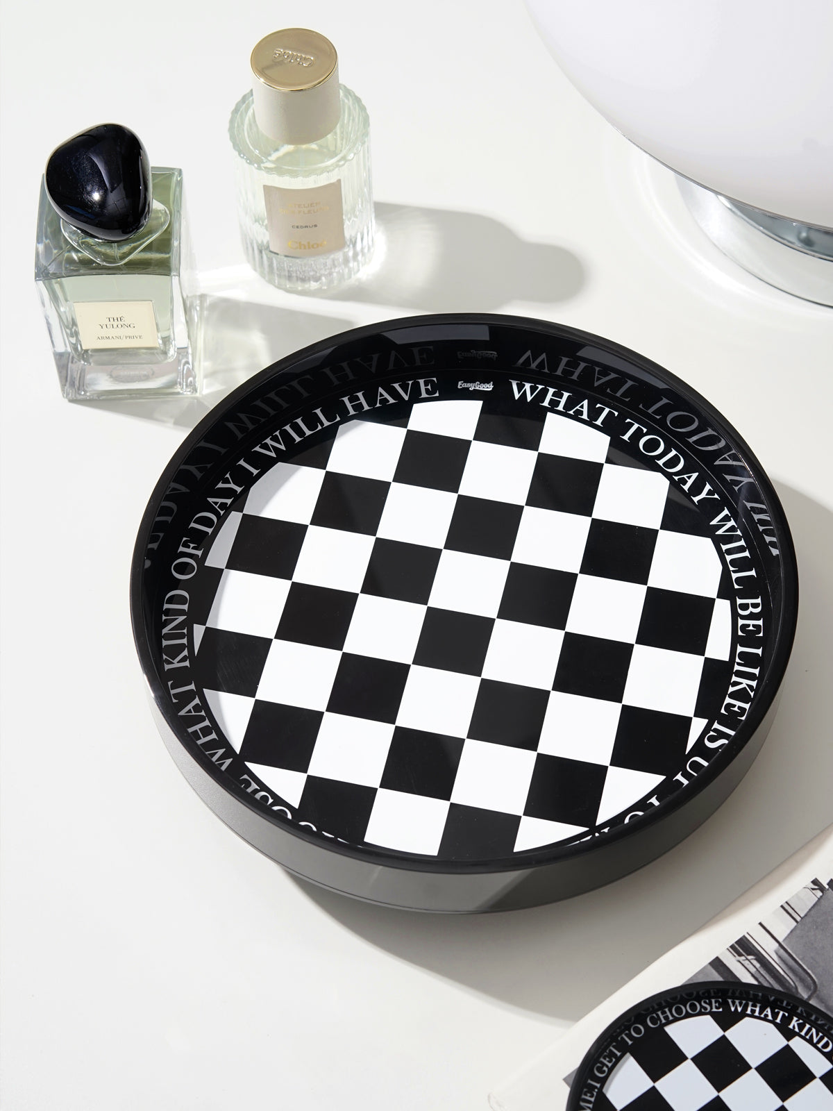 Acrylic Serving Tray,Food,Breakfast,Butler-Kitchen Countertop Tray-Makeup Drawer Organizer-Vanity Table,Decorative Tray,Storage Solution