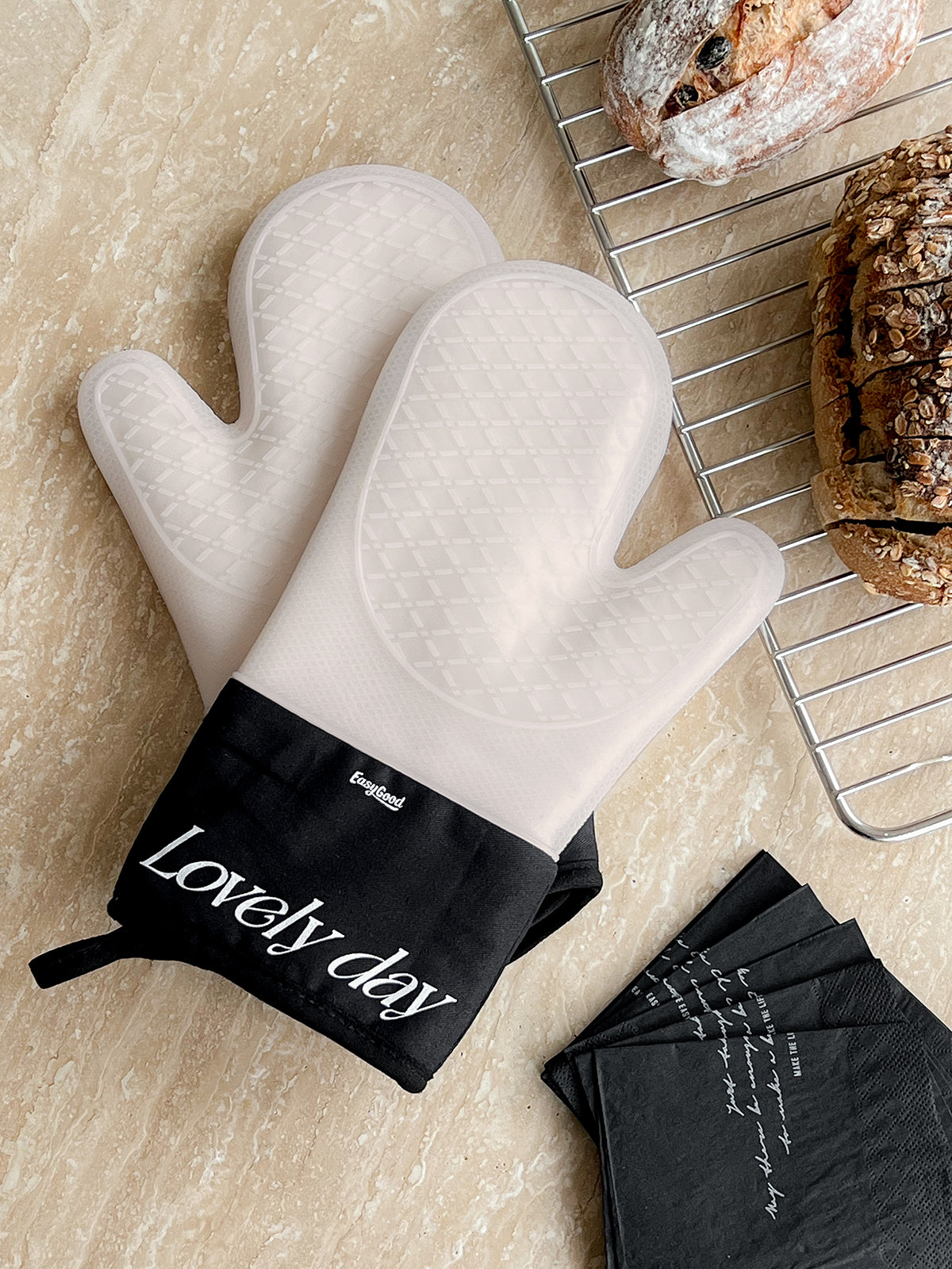 Kitchen Baking Silicone Gloves, Heat-Resistant High-Temperature Oven Gloves, Thickened Microwave-Specific Gloves