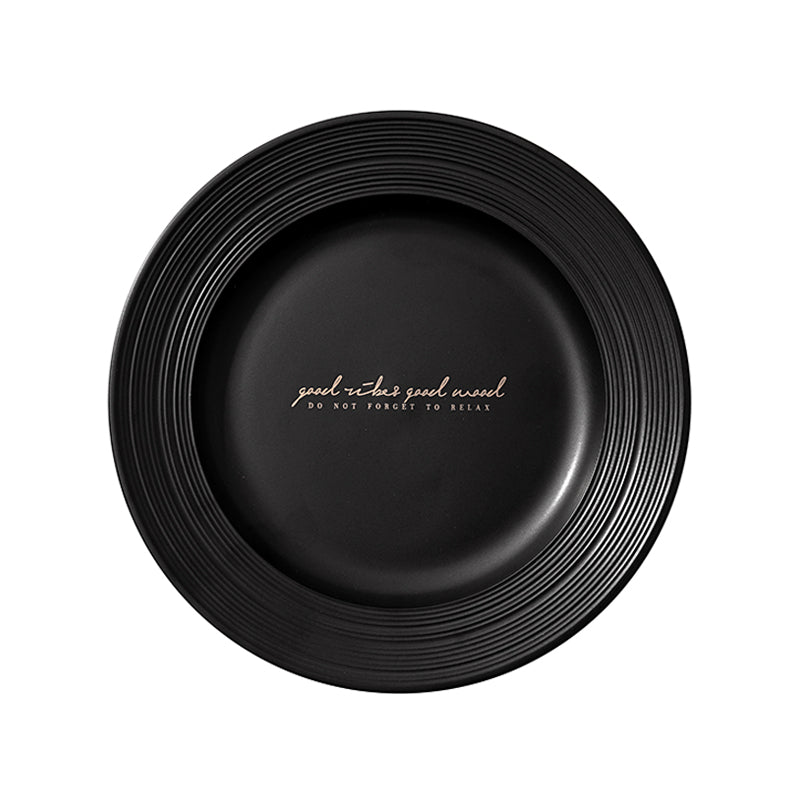 Matte Relief Ceramic Series, featuring soup plates, dinner plates, rice bowls, and soup bowls. Suitable for salads, desserts, steaks, pasta, and main courses. Dishwasher and microwave safe.