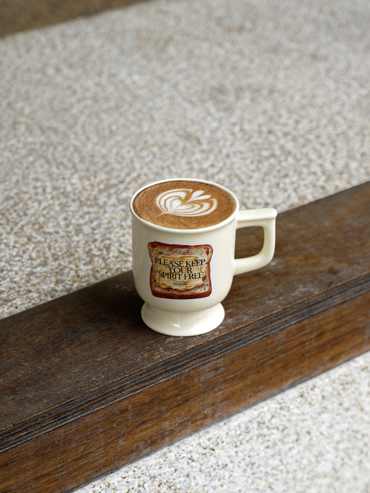 Toast Pattern Ceramic Mug / Coffee Cup