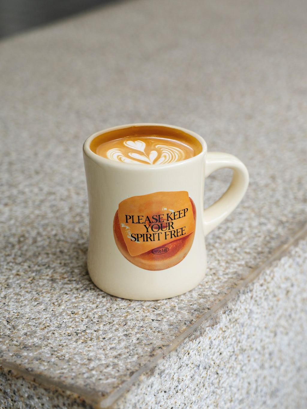 Bagel Pattern Ceramic Mug / Coffee Cup