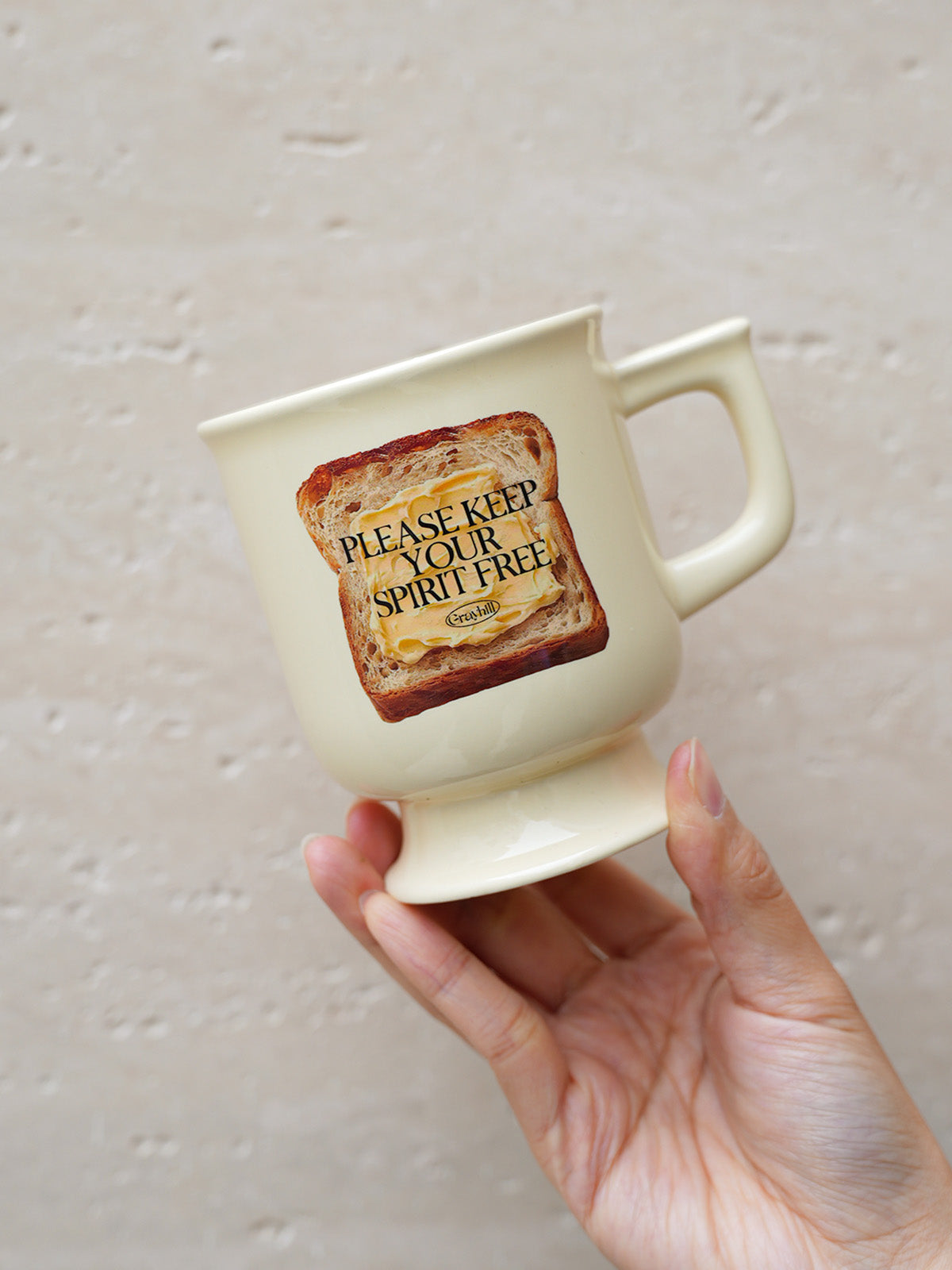 Toast Pattern Ceramic Mug / Coffee Cup