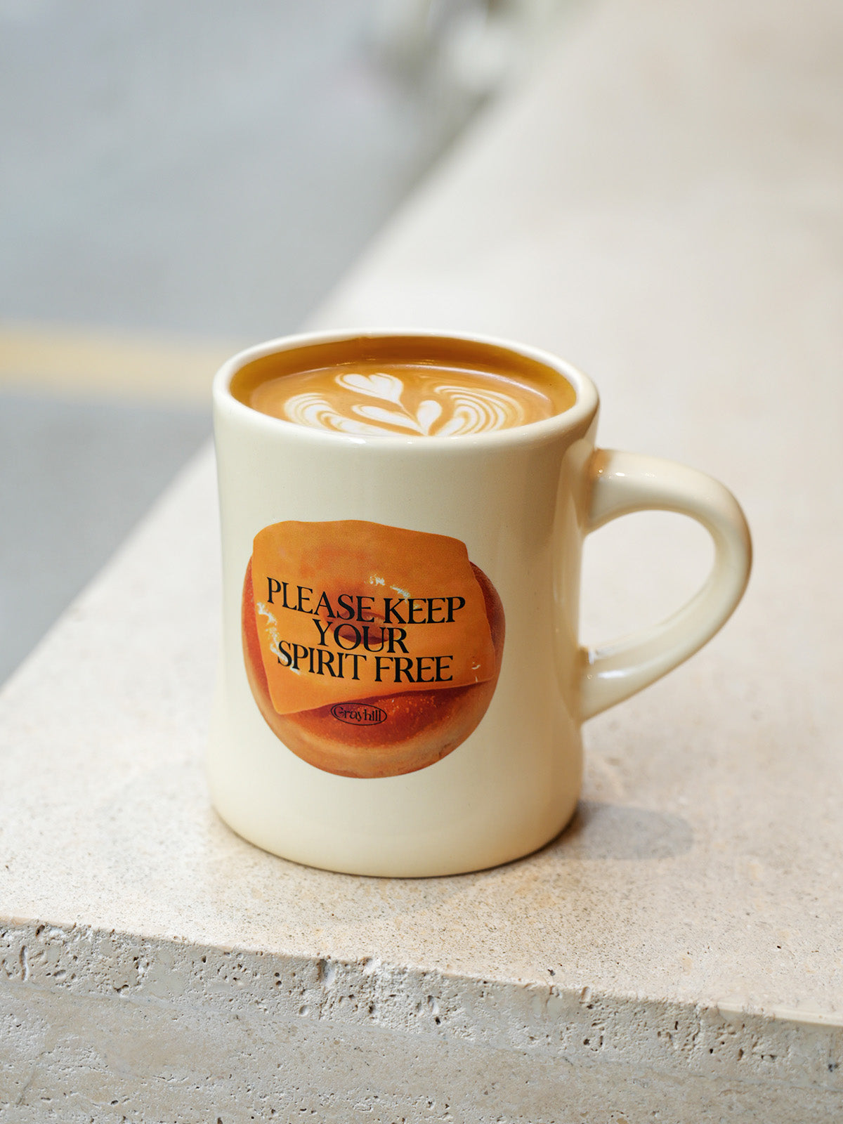 Bagel Pattern Ceramic Mug / Coffee Cup