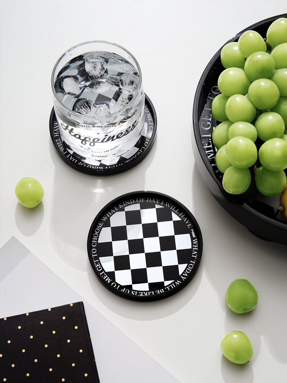 Acrylic Coaster Decorative Plates, regular Bar Drink Coaster,  Coffee Cup Coaster, Perfect for Tabletop Protection and Accessories Display, home decor