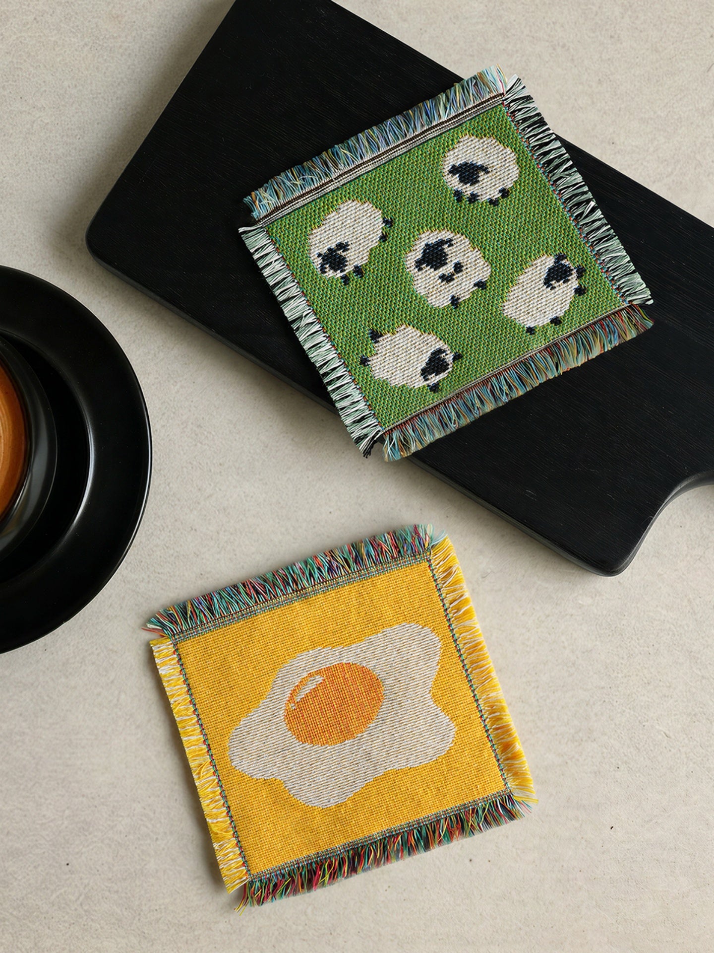 Adorable Woven Coaster