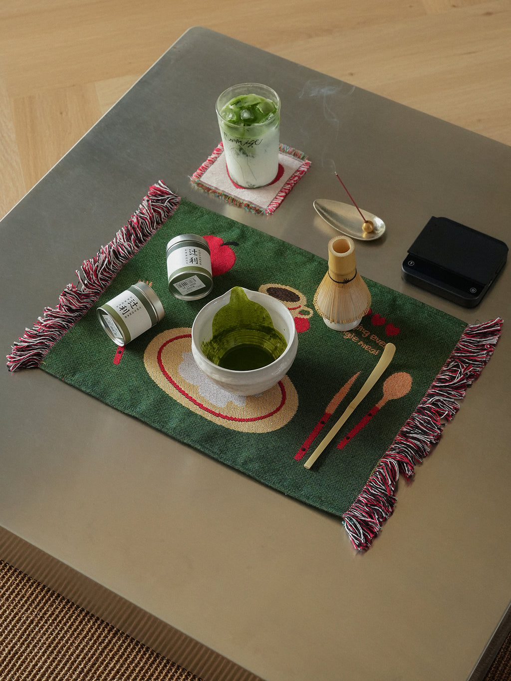 Multi-Functional Tassel Mat，Decorative Placemat ，Tea Tray Coaster