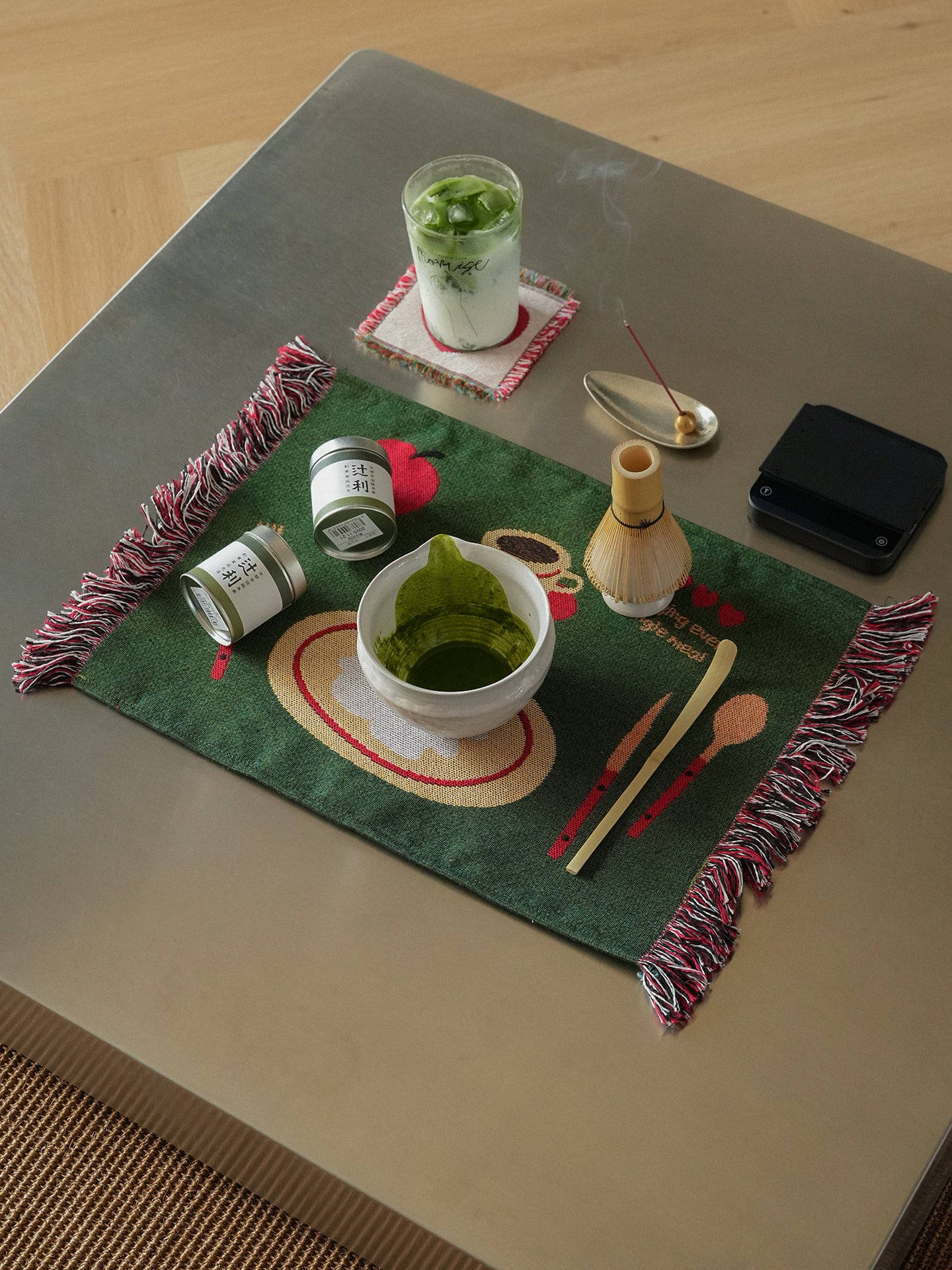 Multi-Functional Tassel Mat，Decorative Placemat ，Tea Tray Coaster