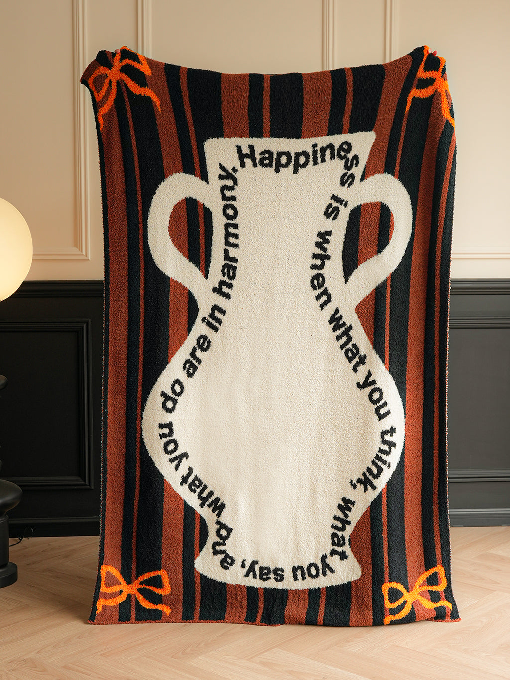 Cute Throw Blanket: Super Soft & Fluffy Polyester with Geometric Pattern – Perfect for Couch, Bed & Sofa
