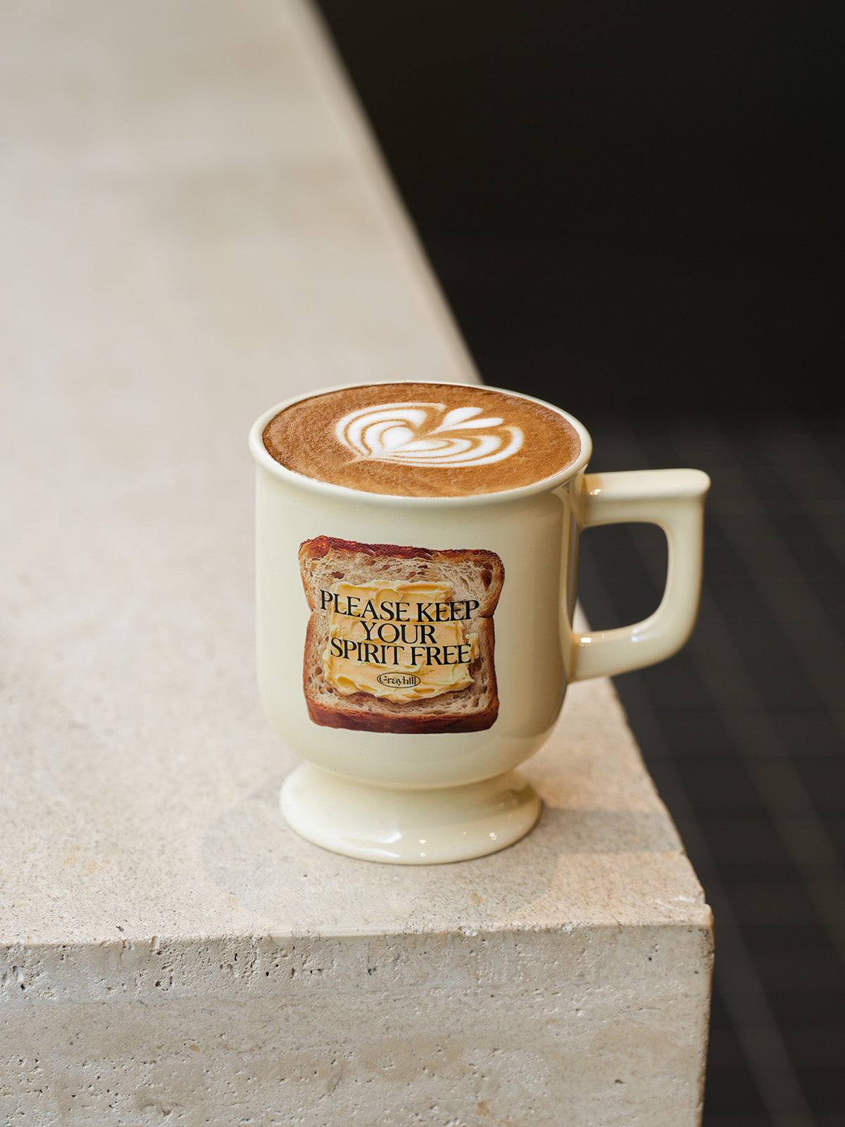 Toast Pattern Ceramic Mug / Coffee Cup