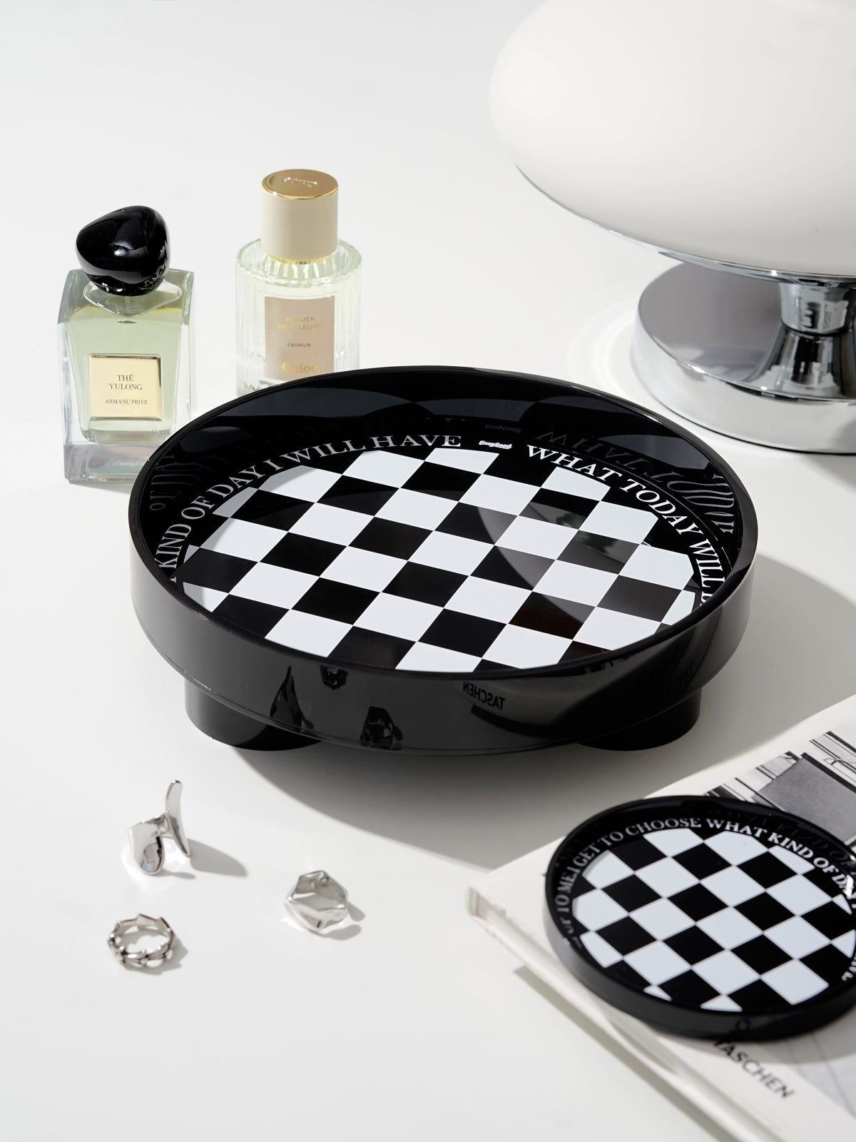 Acrylic Serving Tray,Food,Breakfast,Butler-Kitchen Countertop Tray-Makeup Drawer Organizer-Vanity Table,Decorative Tray,Storage Solution