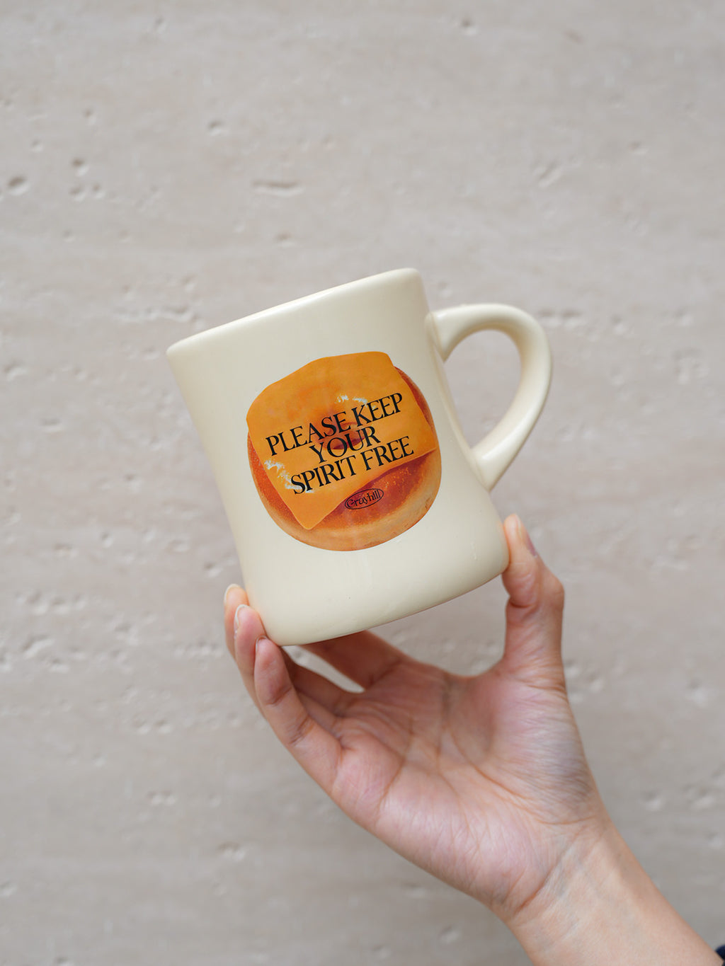 Bagel Pattern Ceramic Mug / Coffee Cup