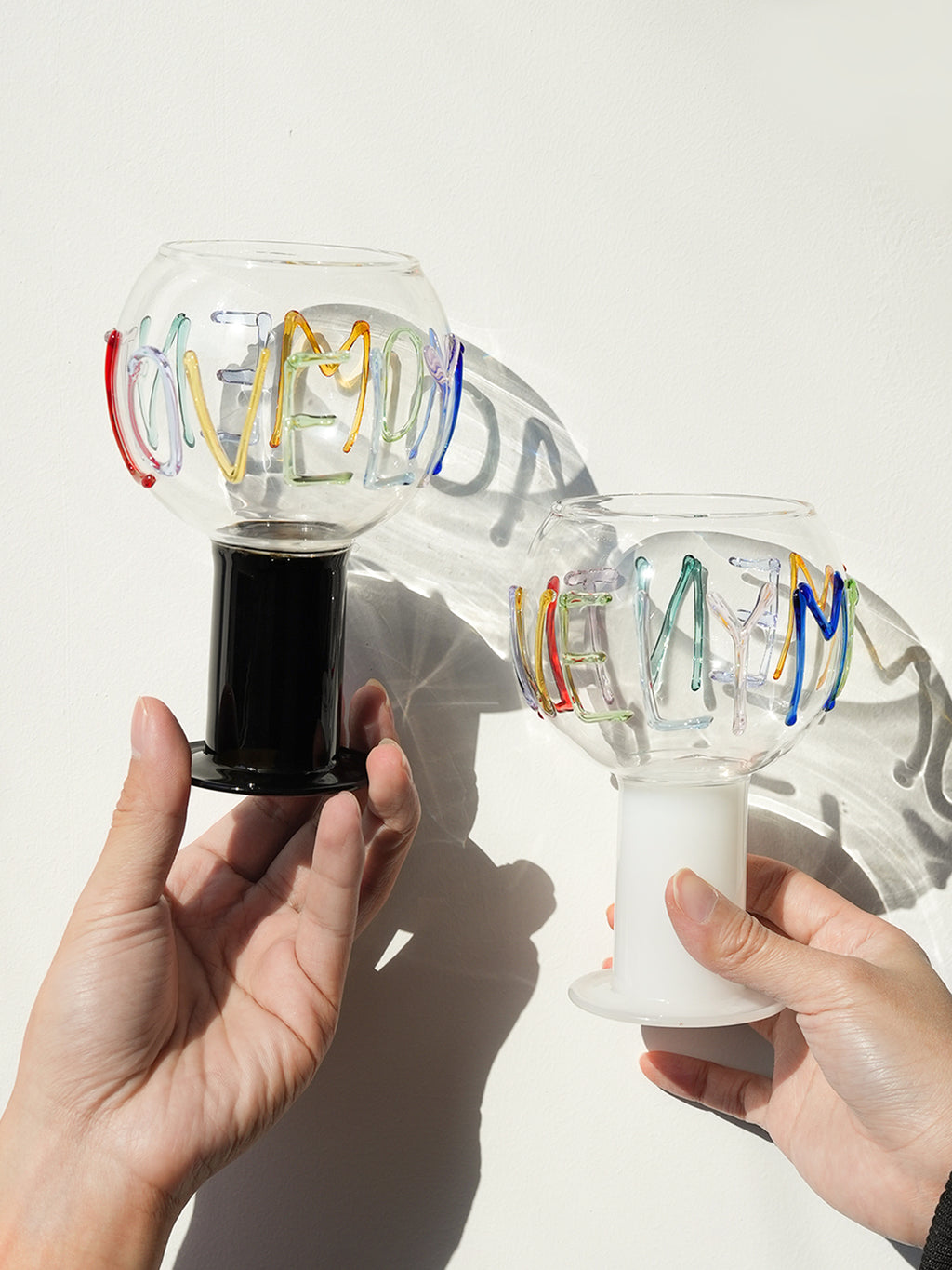 Handmade Glassware Drinking Glasses For Ice Coffee Sustainable Water and Cocktail Glasses For Home&gift