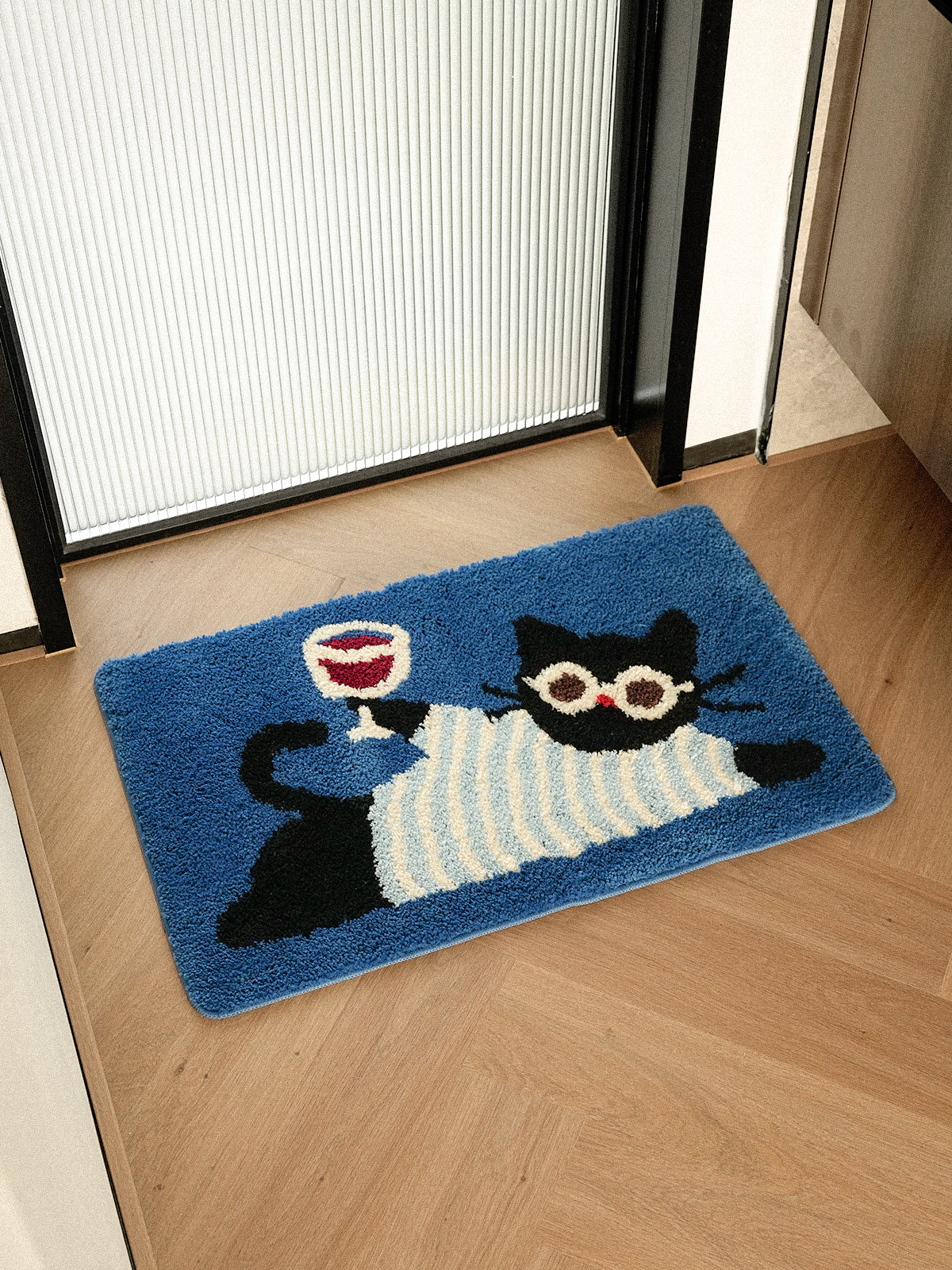 Adorable Cat Pattern Home Carpet, A Great Home Decor Item
