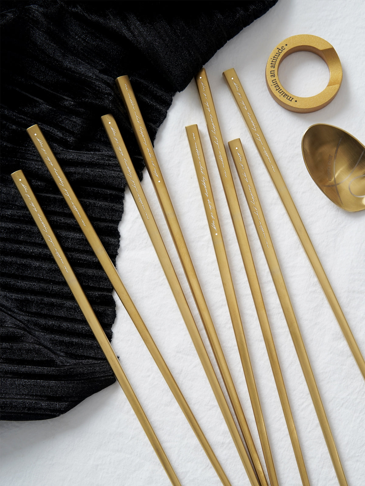 Metal Chopsticks, 5 Pairs Stainless Steel Chopstick，Non-Slip Sushi Chop sticks with Laser Engraving, Reusable Chopsticks for Cuisine