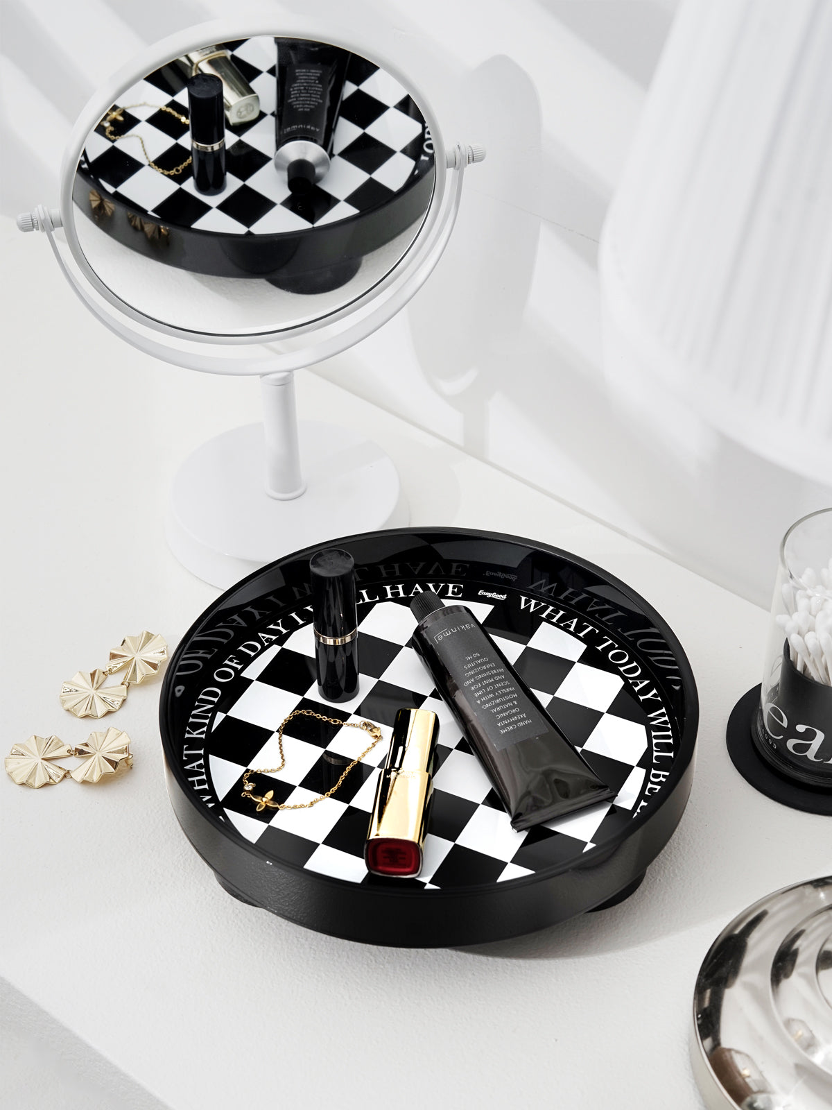 Acrylic Serving Tray,Food,Breakfast,Butler-Kitchen Countertop Tray-Makeup Drawer Organizer-Vanity Table,Decorative Tray,Storage Solution