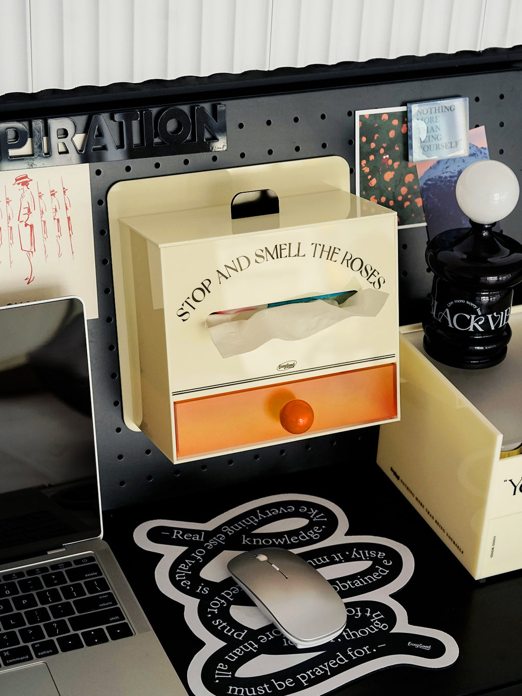 Acrylic Magnetic Organizer Box，Tissue Box