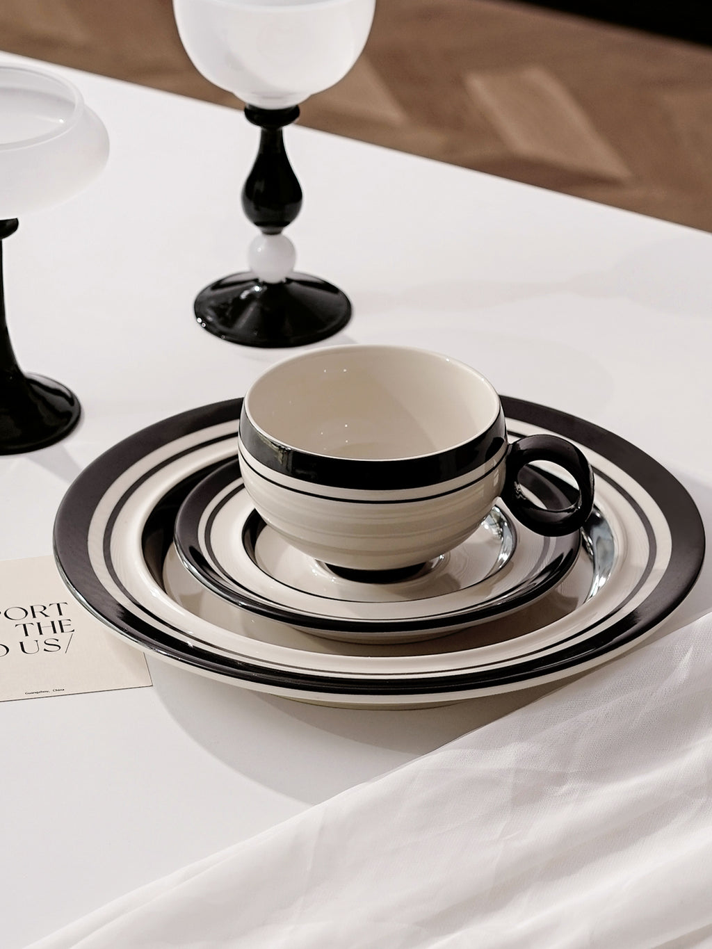 Ceramic Coffee and Tea Mug – Cute Cup and Saucer Perfect for Coffee Lovers Gifts and Kitchen Essentials