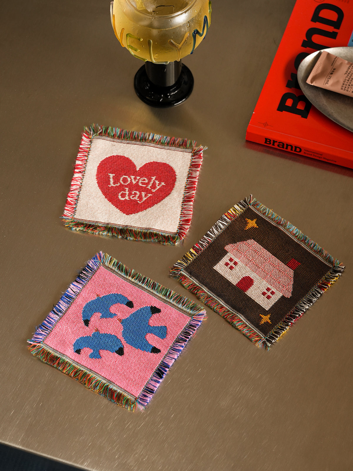 Adorable Woven Coaster