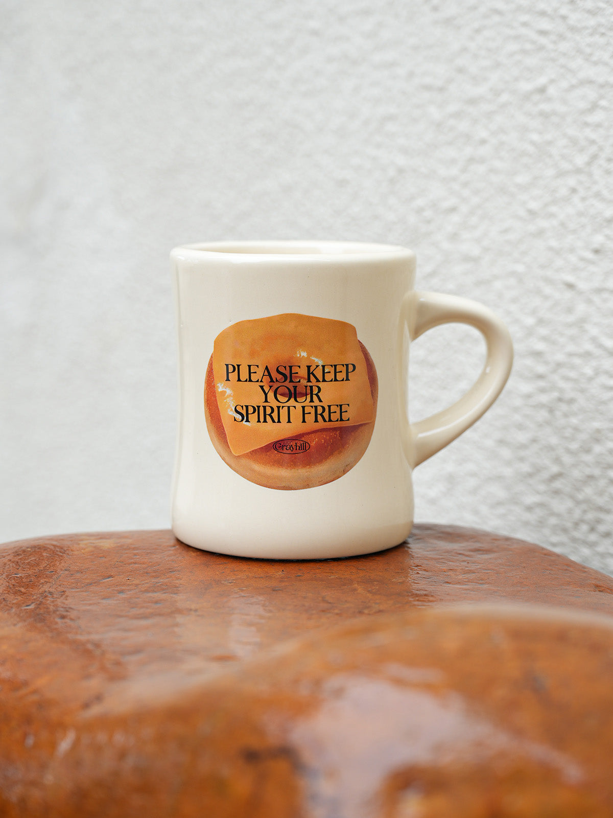 Bagel Pattern Ceramic Mug / Coffee Cup