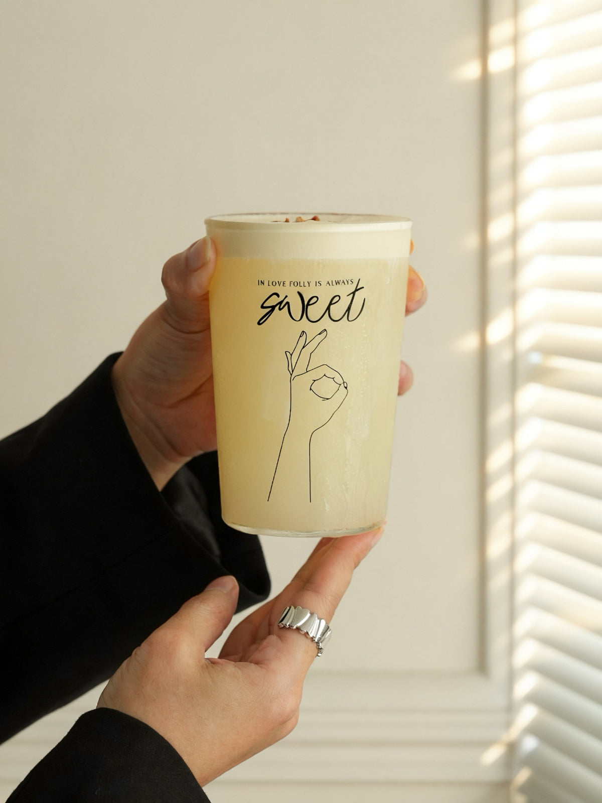 Romanticism Glass Cup, Summer Cold Drink Cup, Iced Americano Coffee Cup, Creative Illustrated Cup, Selected for Gifts