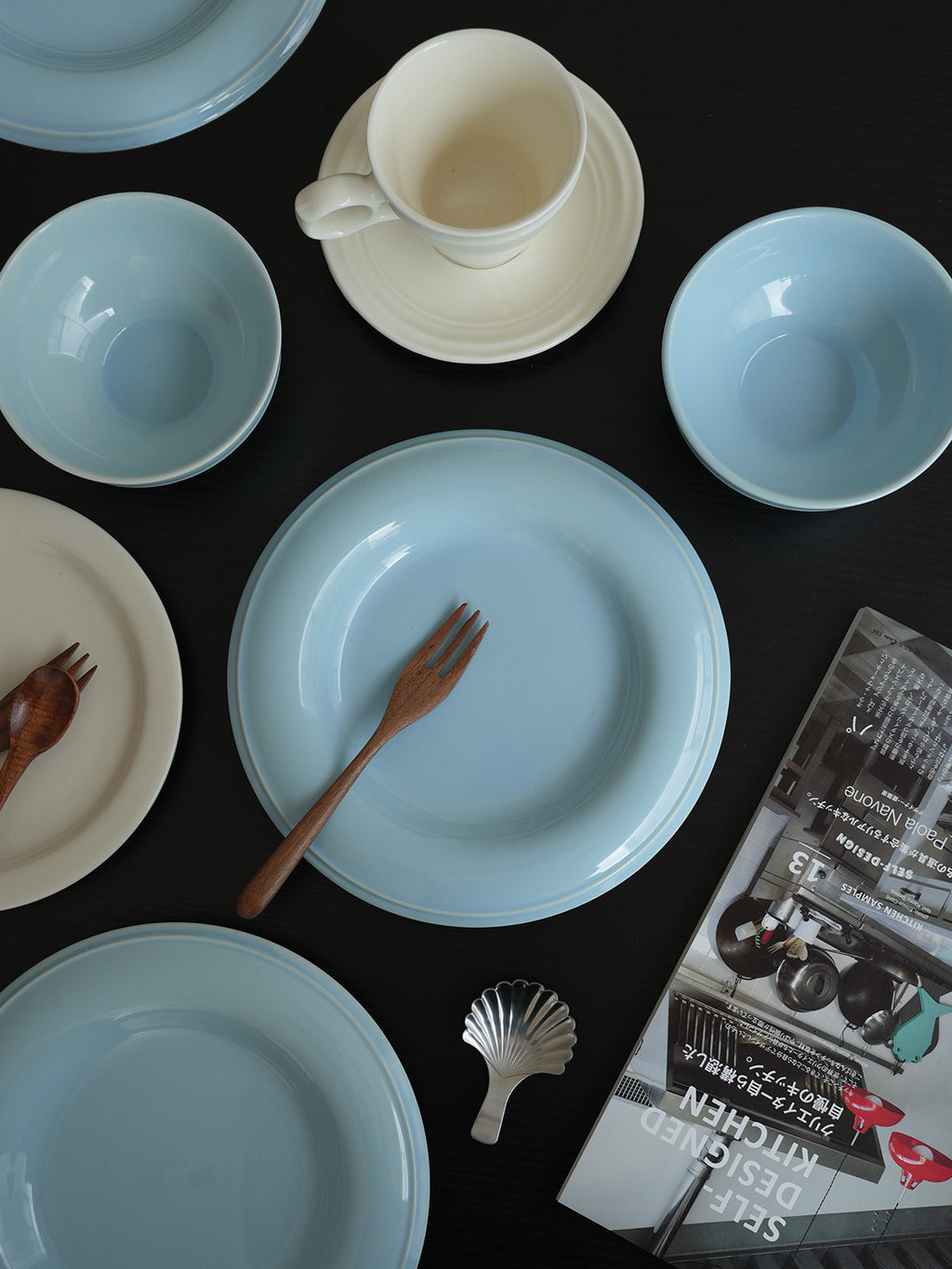 Colorful Ceramic 8.5" Dinner Plate & 5" Bowl Set