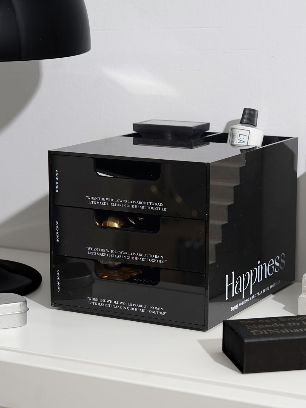 Modern Acrylic Storage Box for Jewelry, Living Room Remotes, and Home Decor