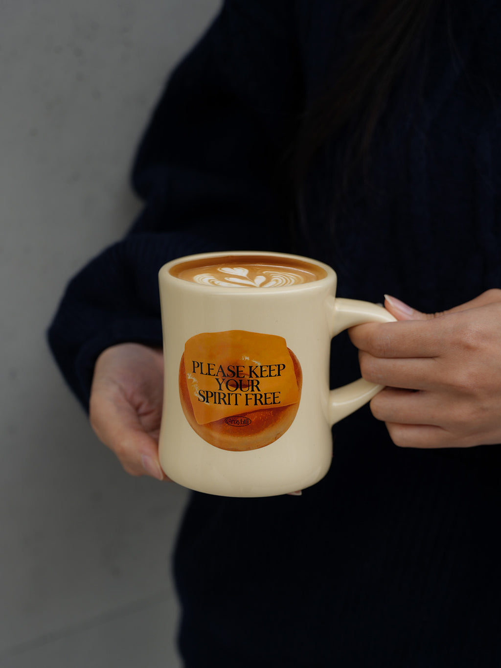 Bagel Pattern Ceramic Mug / Coffee Cup