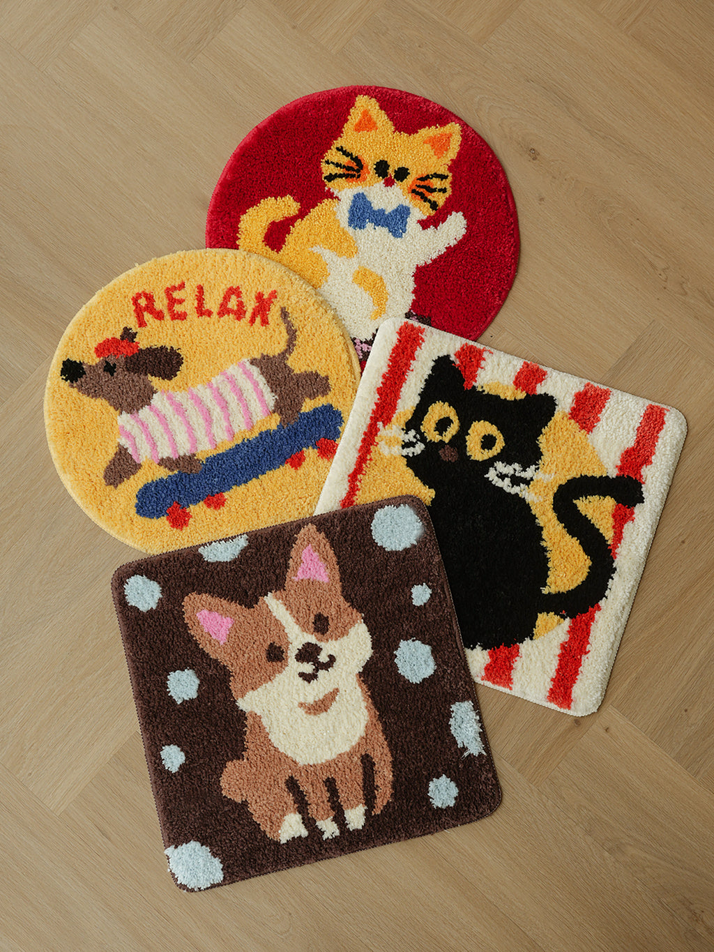 Adorable Pet Print Seat Cushion Seat Cushion, Living RoomChair cushions,Car Cushion