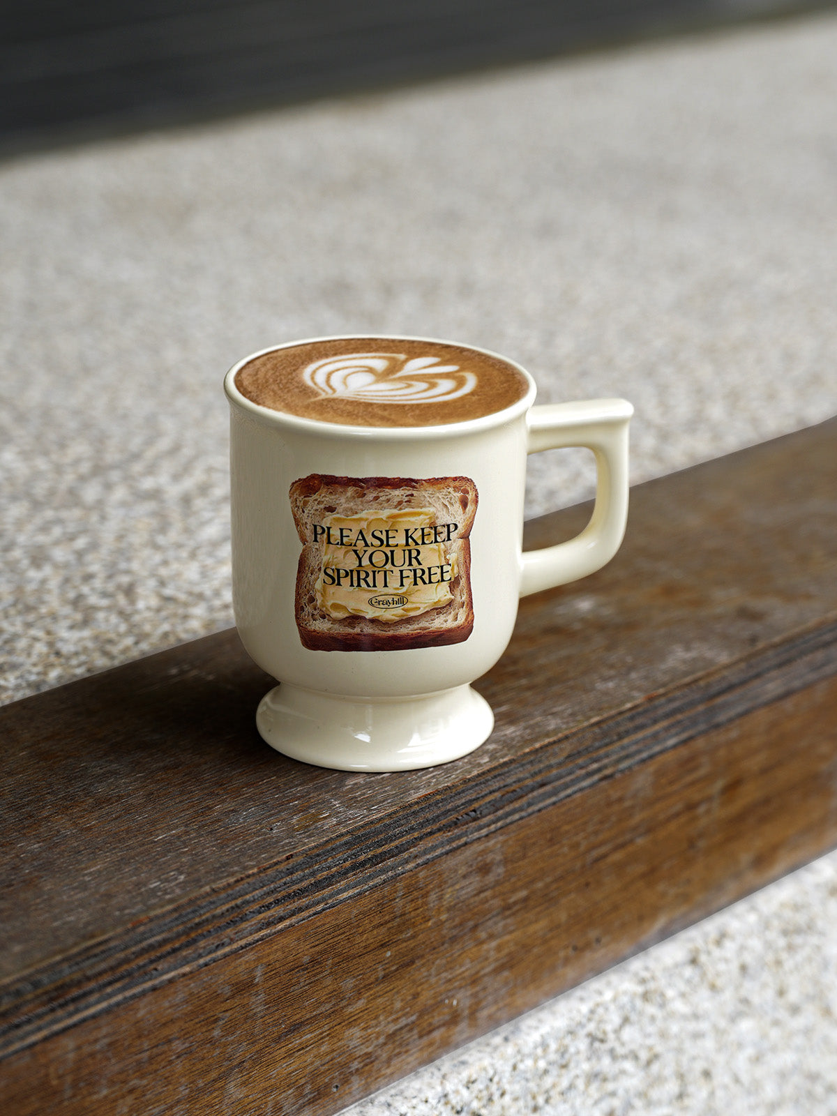 Toast Pattern Ceramic Mug / Coffee Cup