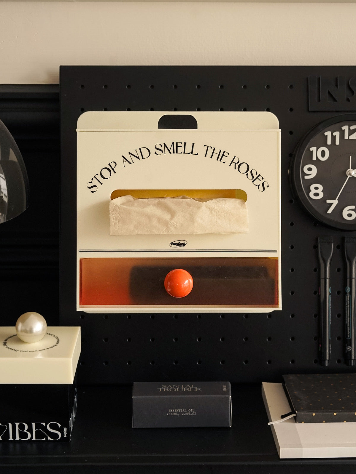 Acrylic Magnetic Organizer Box，Tissue Box