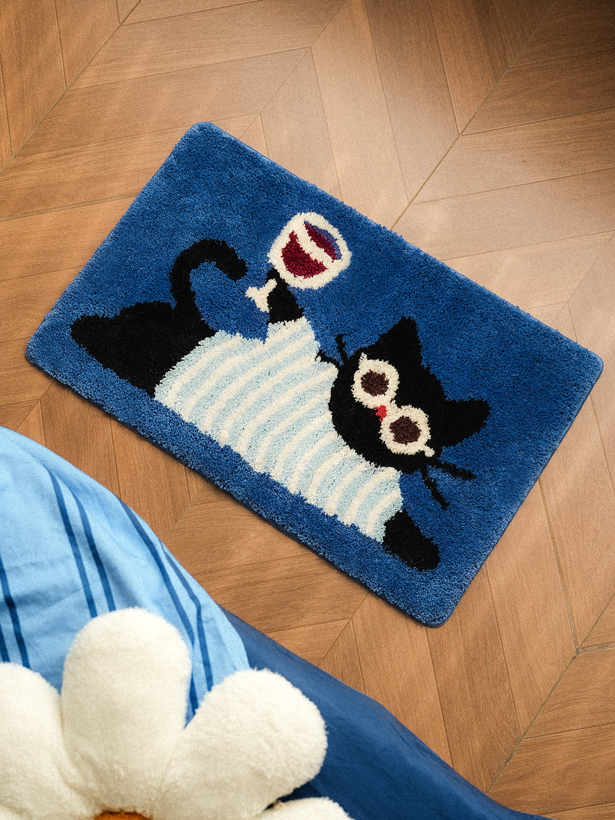 Adorable Cat Pattern Home Carpet, A Great Home Decor Item