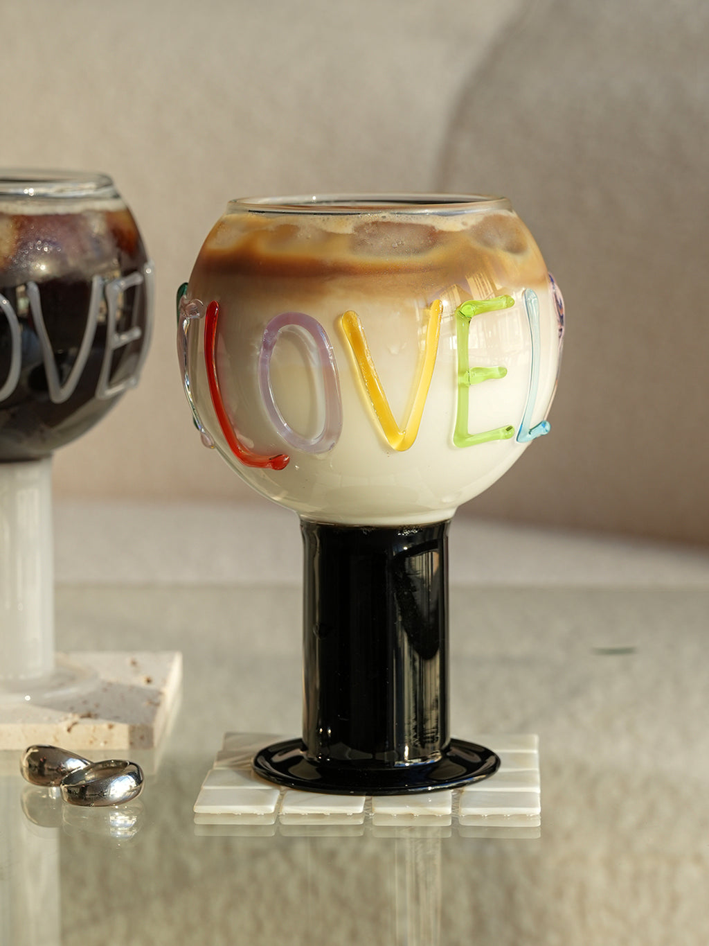Handmade Glassware Drinking Glasses For Ice Coffee Sustainable Water and Cocktail Glasses For Home&gift