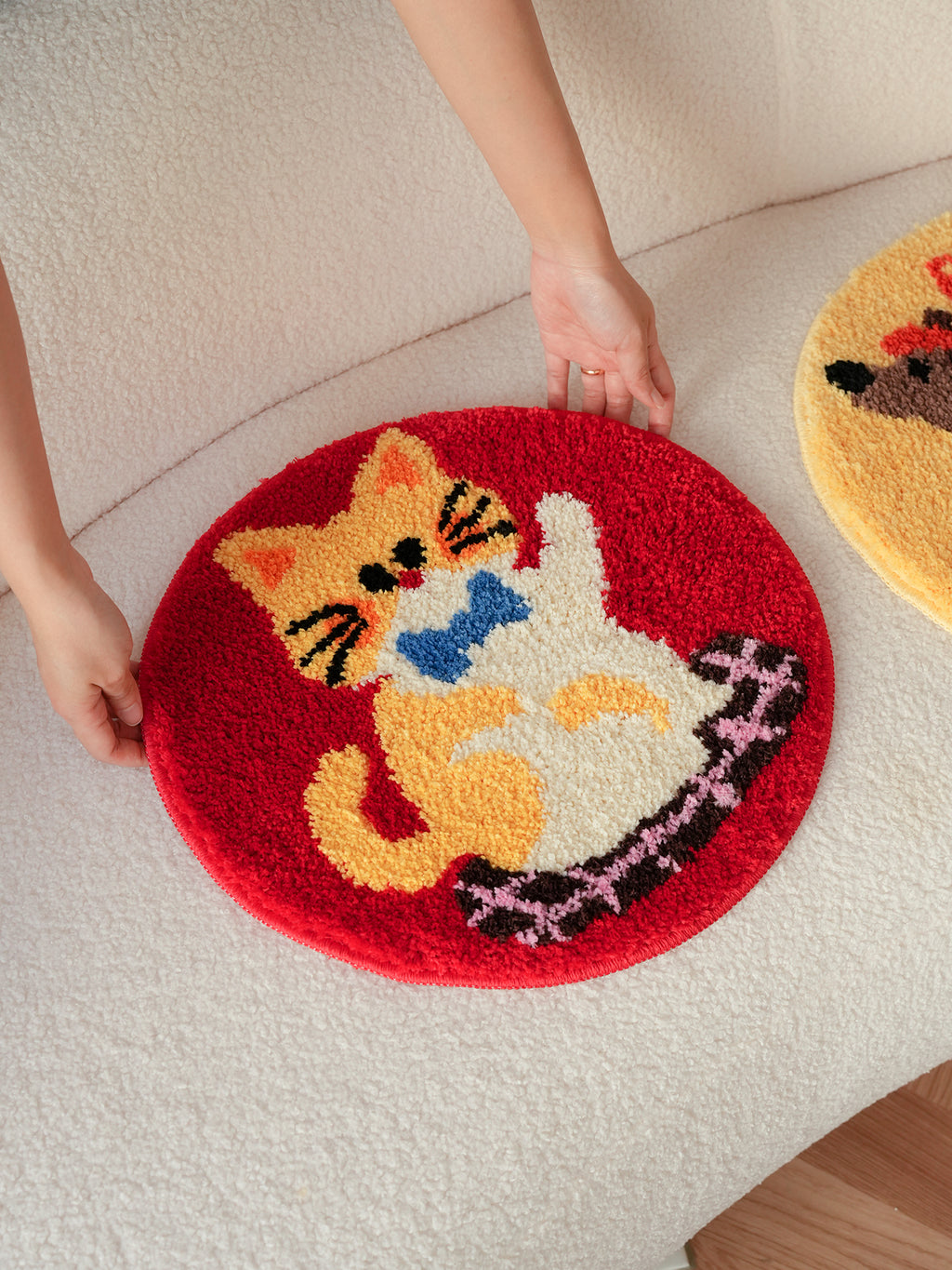 Adorable Pet Print Seat Cushion Seat Cushion, Living RoomChair cushions,Car Cushion