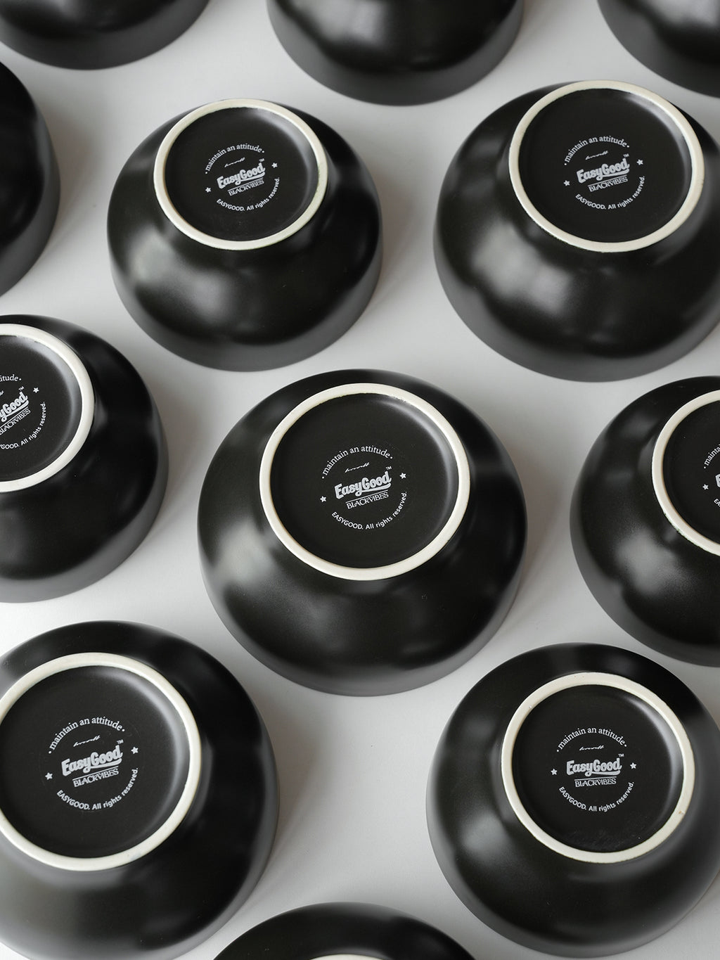 5"Ceramic Bowls,Premium Glossy Black Ceramic.for Cereal, Soup, Rice, Fruit, Salad, Oatmeal,Breakfast, Dishwasher and Microwave Safe