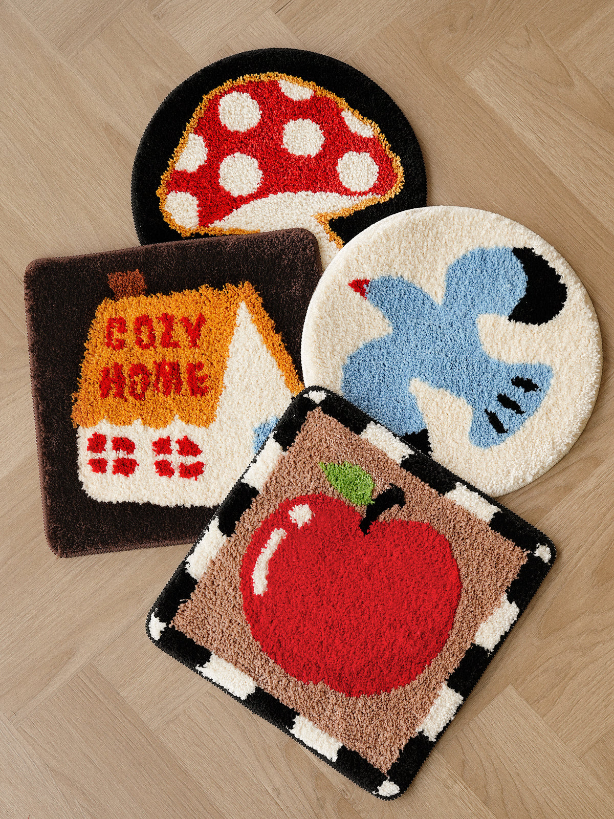 Living Room Seat Cushion,Flower Pattern Chair cushions,Creative Office Seat Pad, Sofa Decorative, Bedroom Butt Cushion,Car Cushion