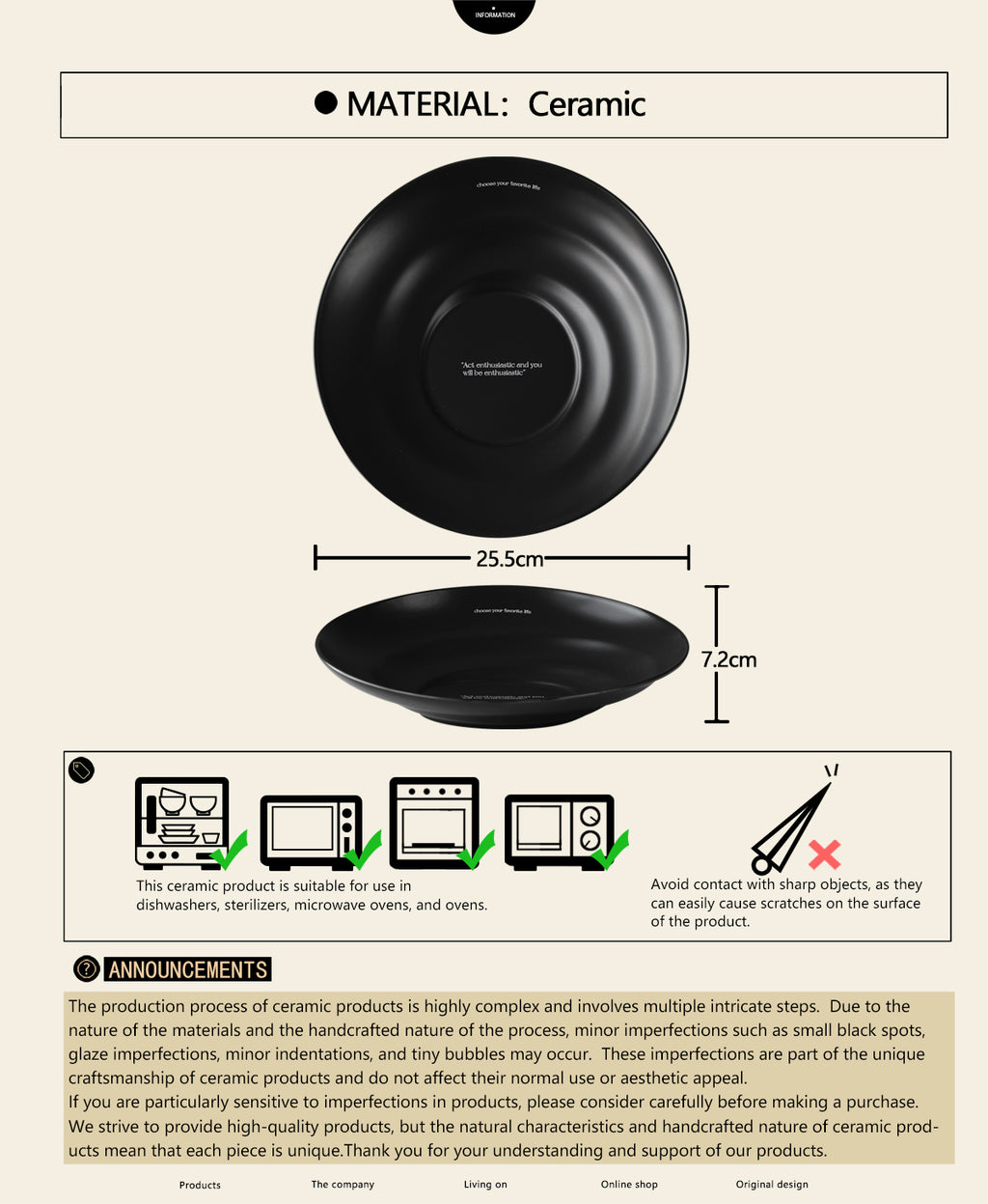 10" Dinner Plates, Premium Glossy Black Ceramic. Suitable for dessert, salad, breakfast, pasta, and main courses. Dishwasher and microwave safe.Ideal for Michelin-level presentation.