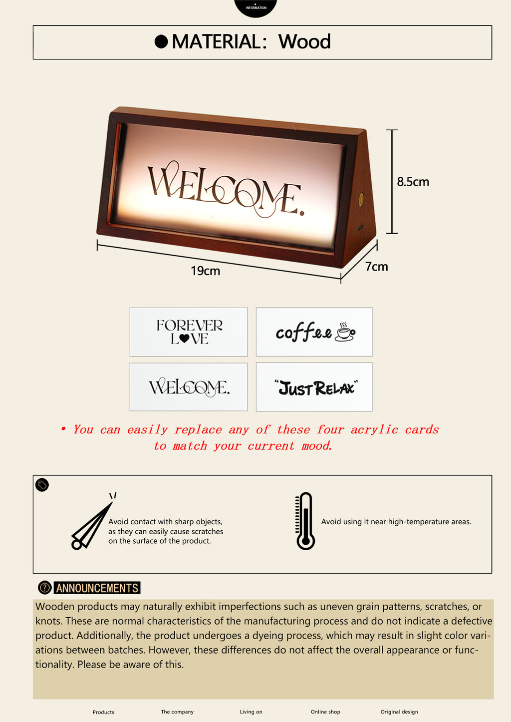Charging Wooden Light Box for Entryway & Coffee Corner: Warm Ambiance, Reusable, Home Decor，Perfect for Gifts