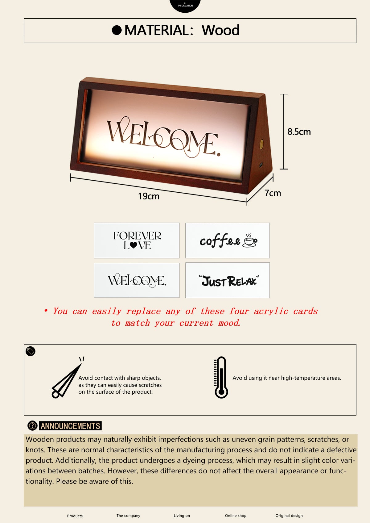 Charging Wooden Light Box for Entryway & Coffee Corner: Warm Ambiance, Reusable, Home Decor，Perfect for Gifts